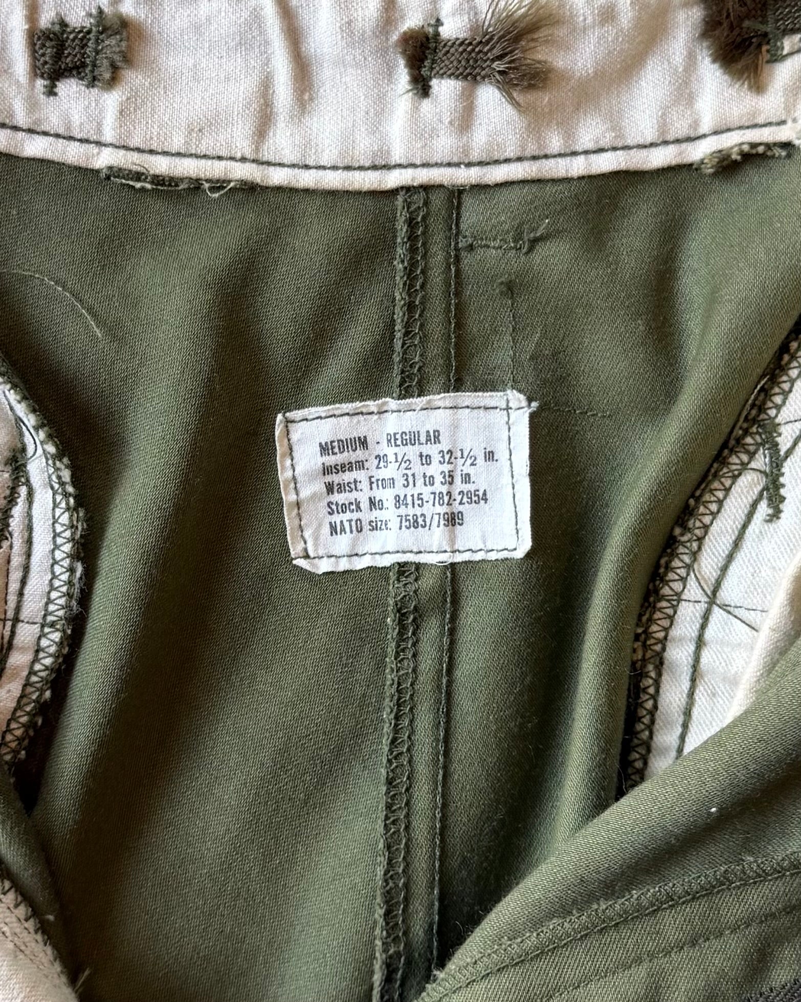60’s “M-65” cargo pants MEDIUM REGULAR