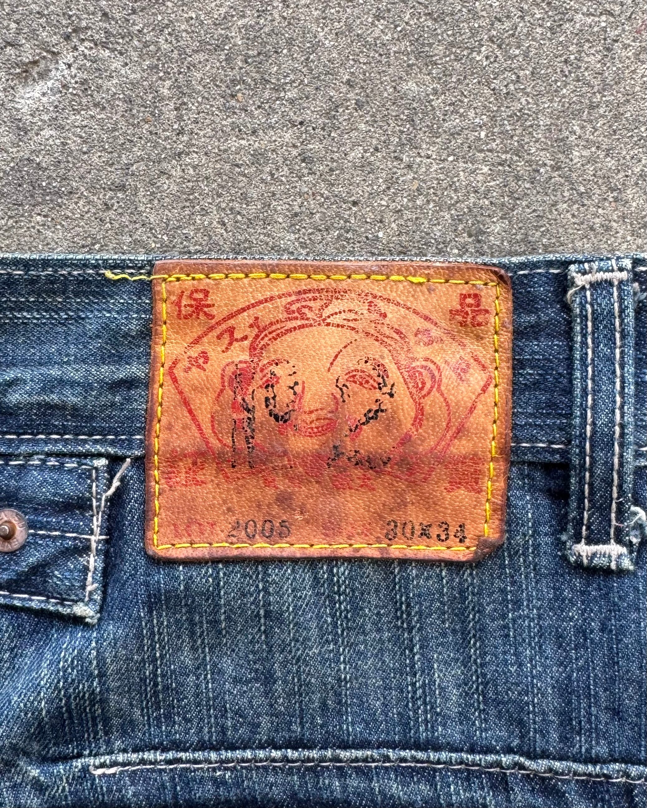 00’s “EVISU” denim 30×34