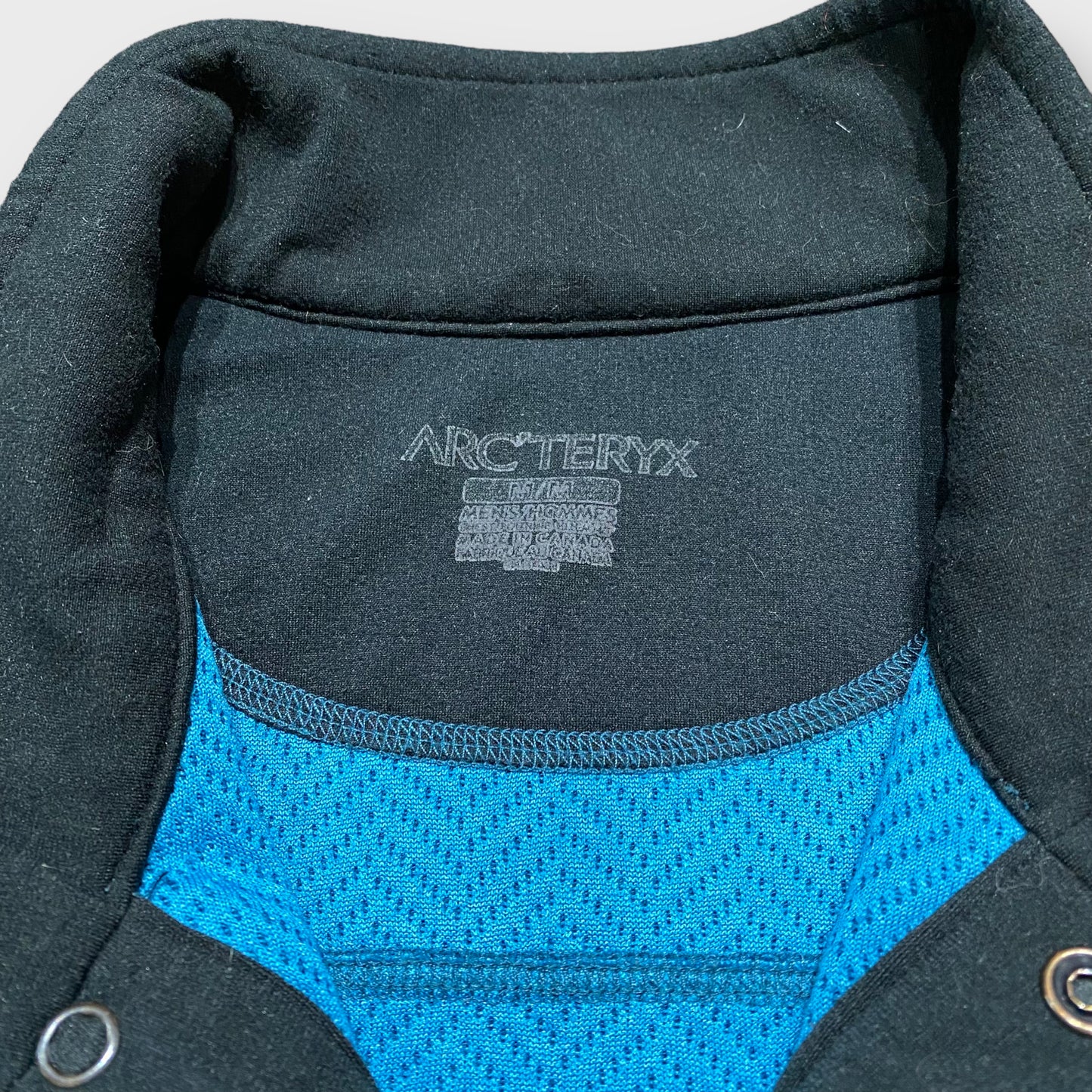 00's "Arc'teryx" Half button polartec knit sweater
