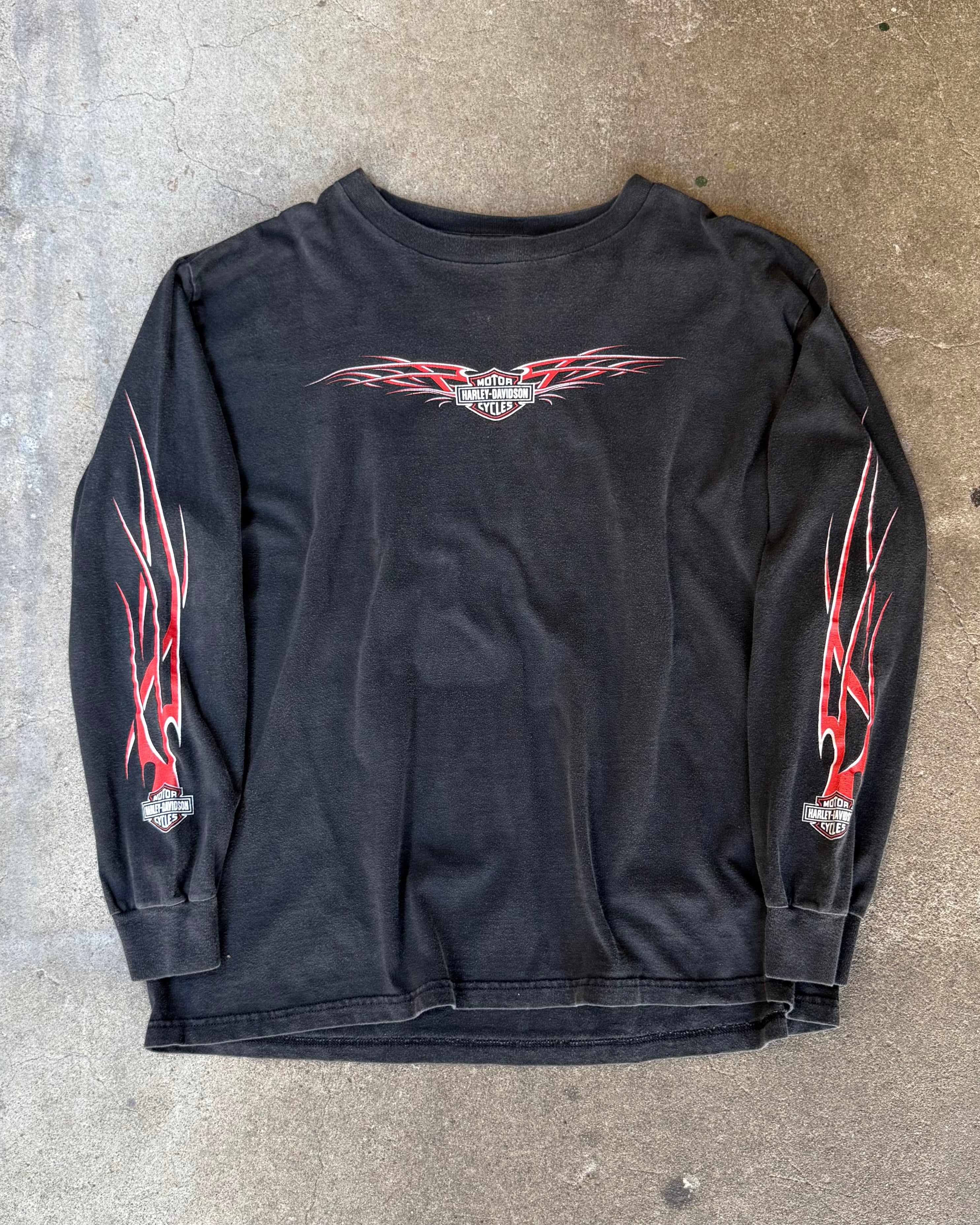 00’s “Harley-Davidson”
Flame pattern l/s t-shirt X-LARGE