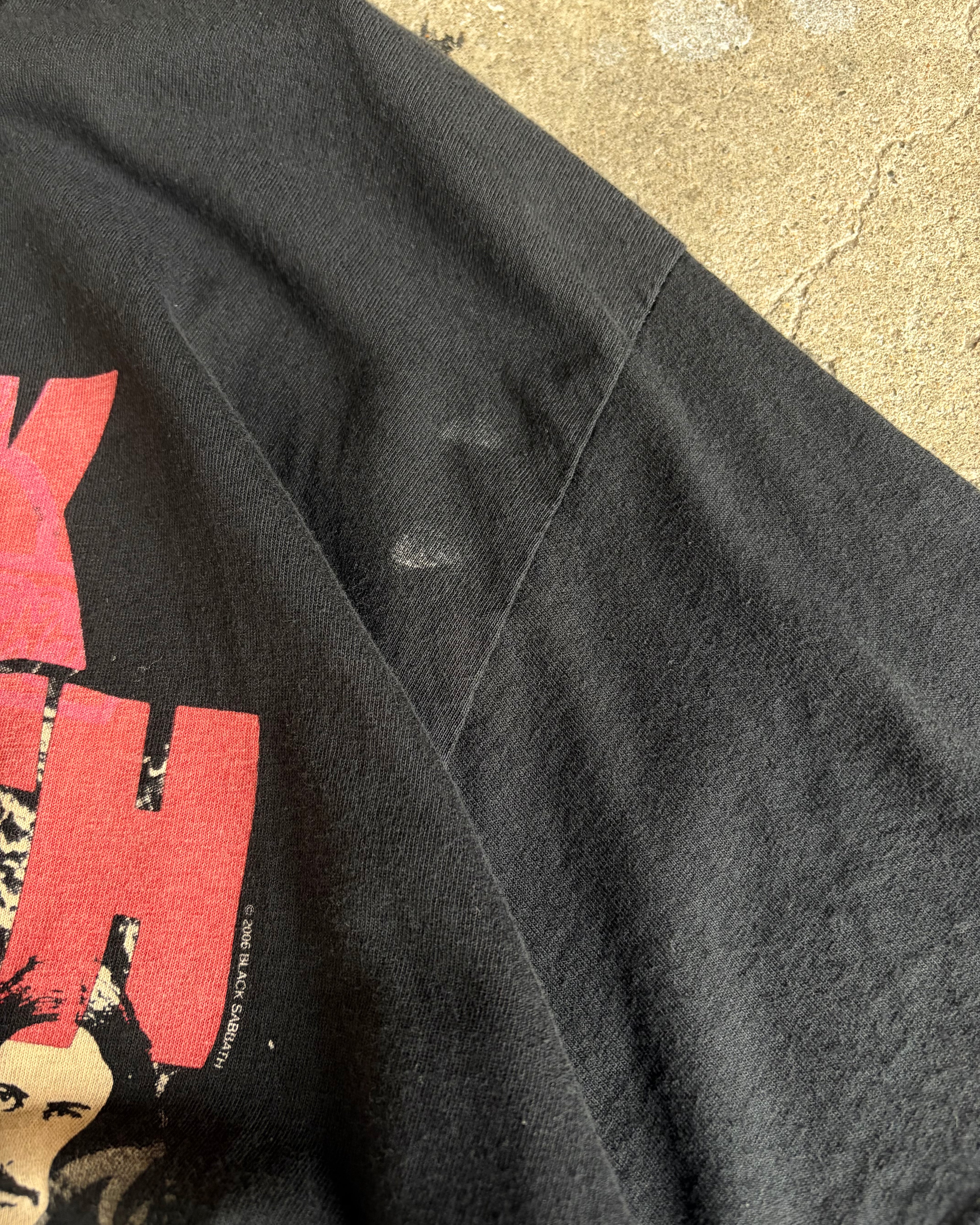00’s “BLACK SABBATH”
band t-shirt large