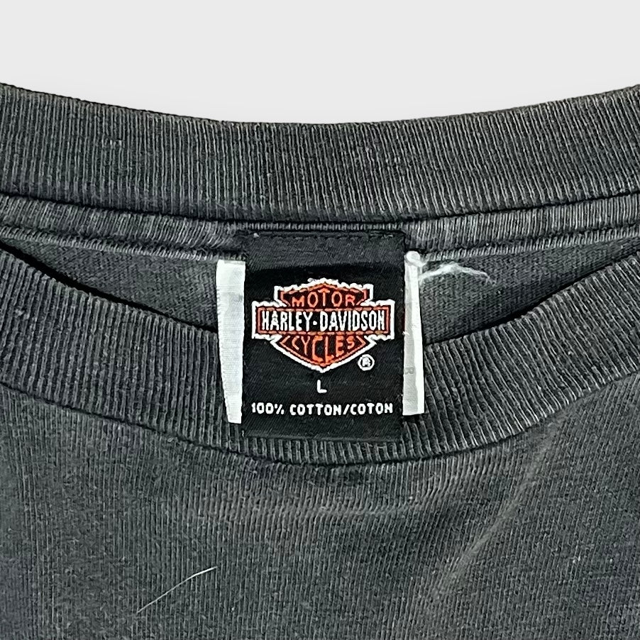 00’s “HARLEY DAVIDSON” l/s  t-shirt