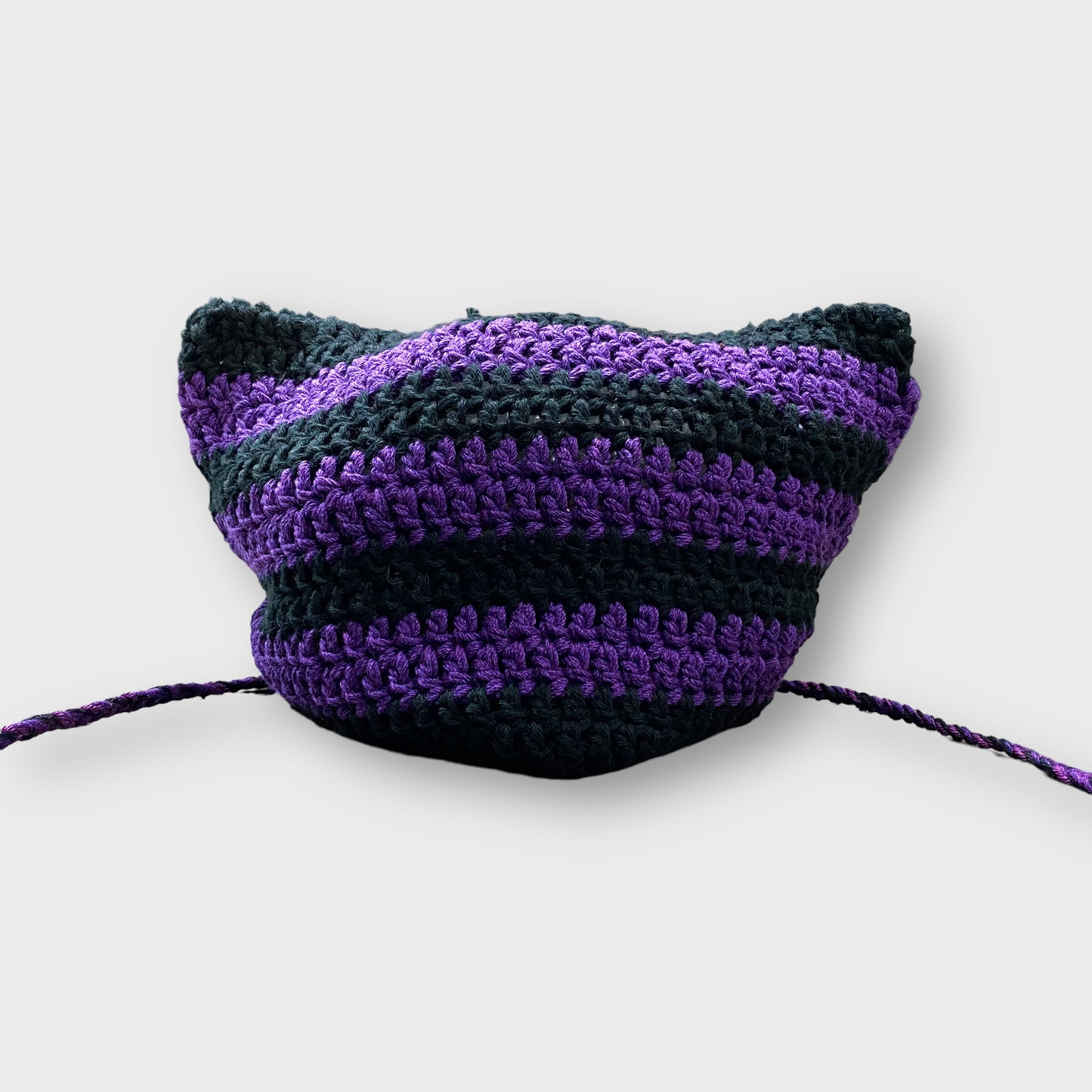Cat ear crochet beanie