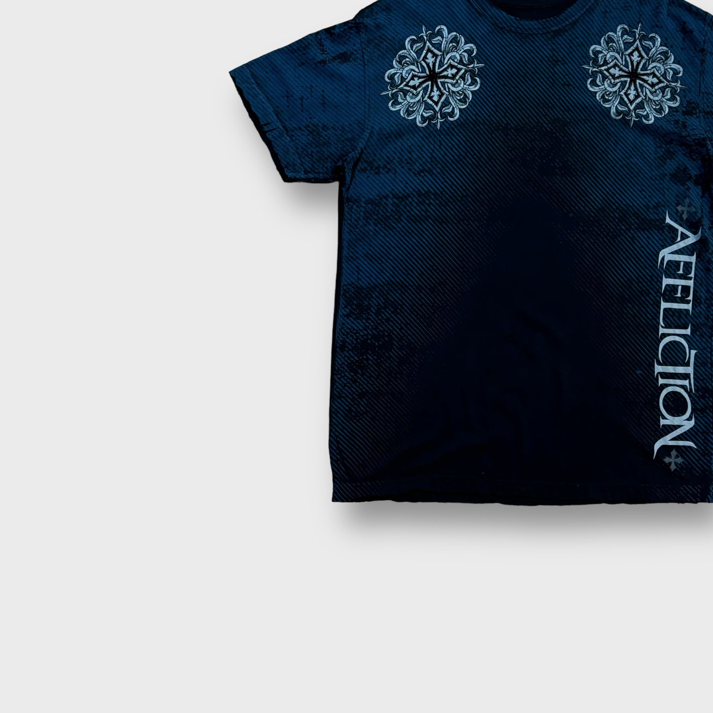 "Affliction" cross design t-shirt