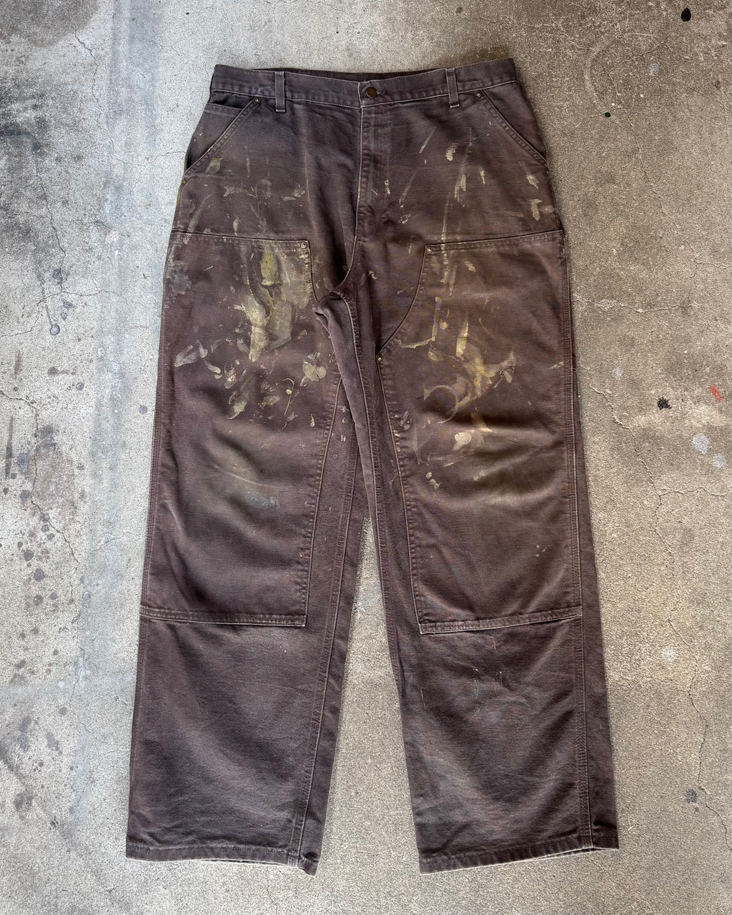 00’s “Carhartt”faded double knee work wear pants