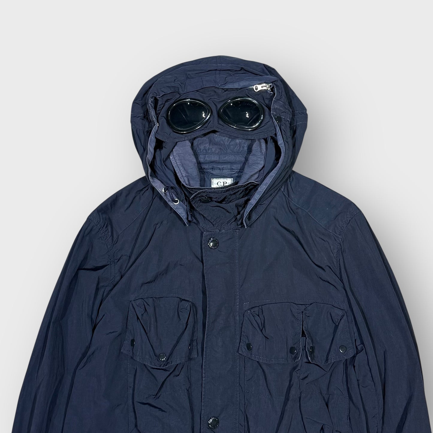 00’s “C.P.COMPANY”nylon metal hooded jacket