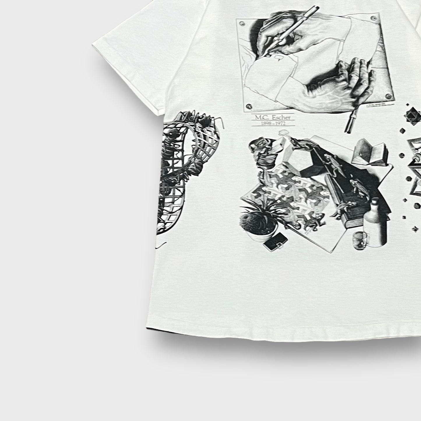 90’s “M.C. ESCHER” multi art t-shirt