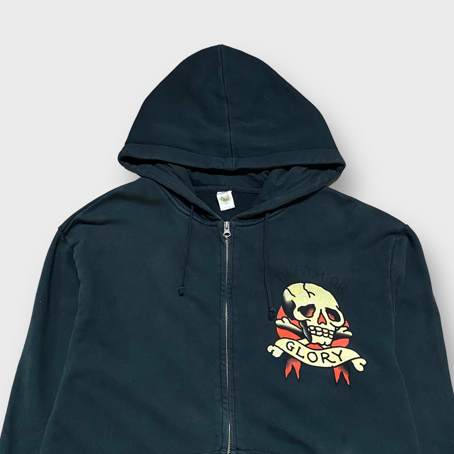 "Ed Hardy" Skull design full zip hoodie