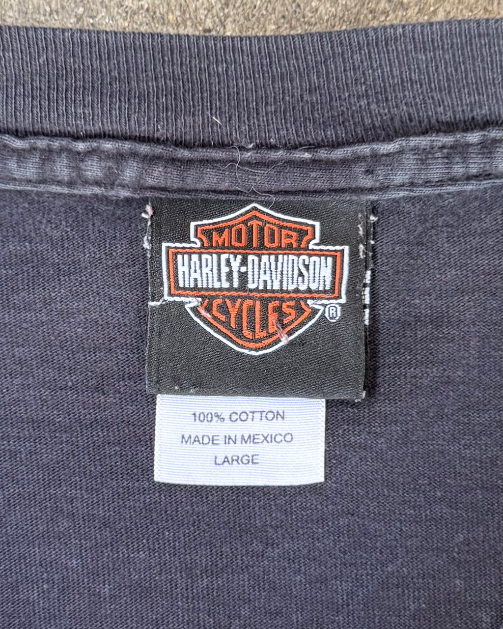 00’s “HARLEY DAVIDSON” flame pattern l/s t-shirt