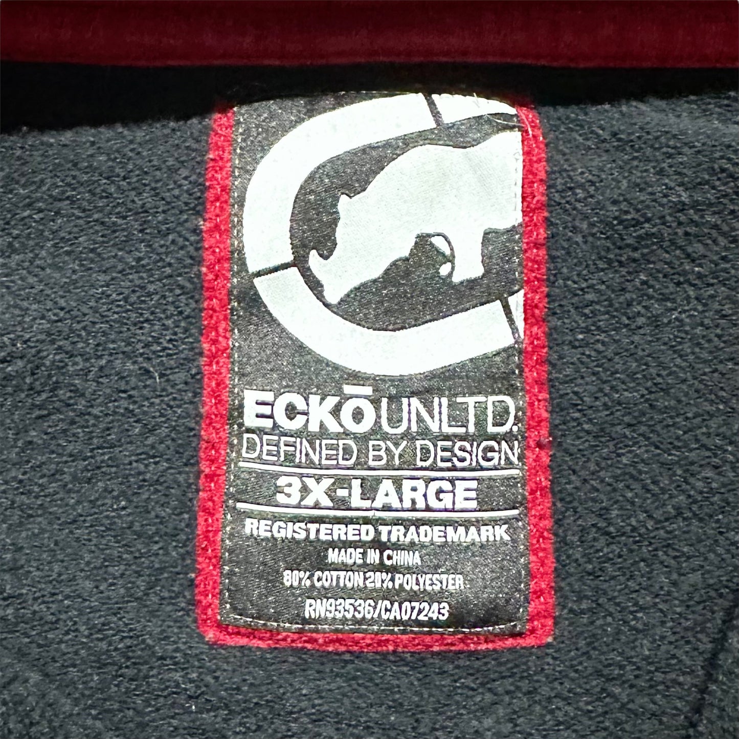 "ECKO UNLTD" Logo design full zip hoodie