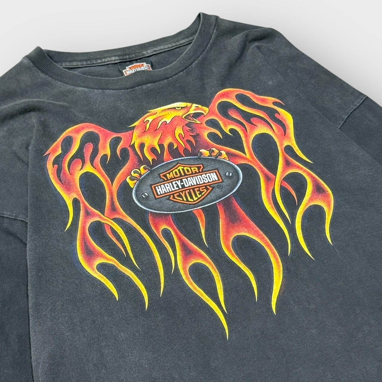 90's-00's “HARLEY-DAVIDSON” flame design l/s t-shirt – XXNT
