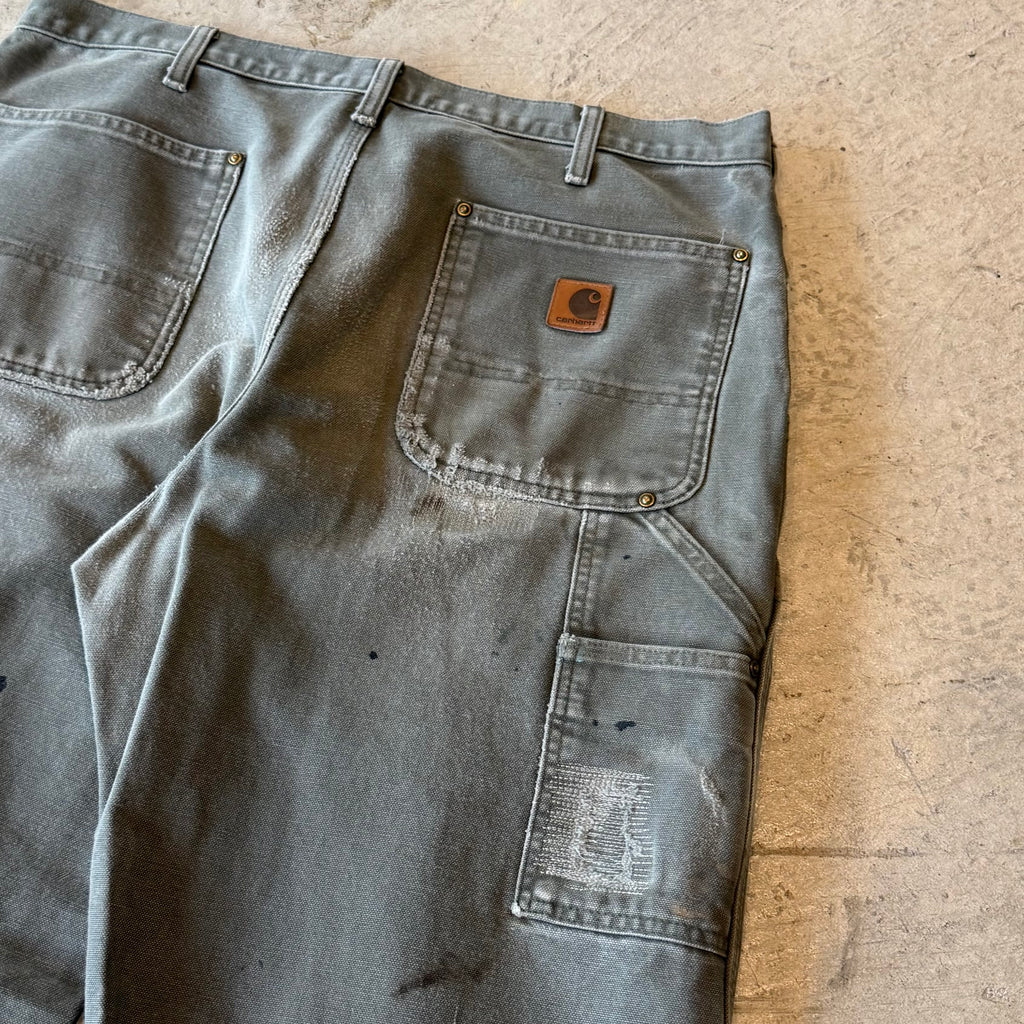 00's "Carhartt"faded double knee work wear pants 33×30