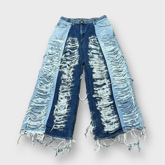 “wrangler” remake denim pants