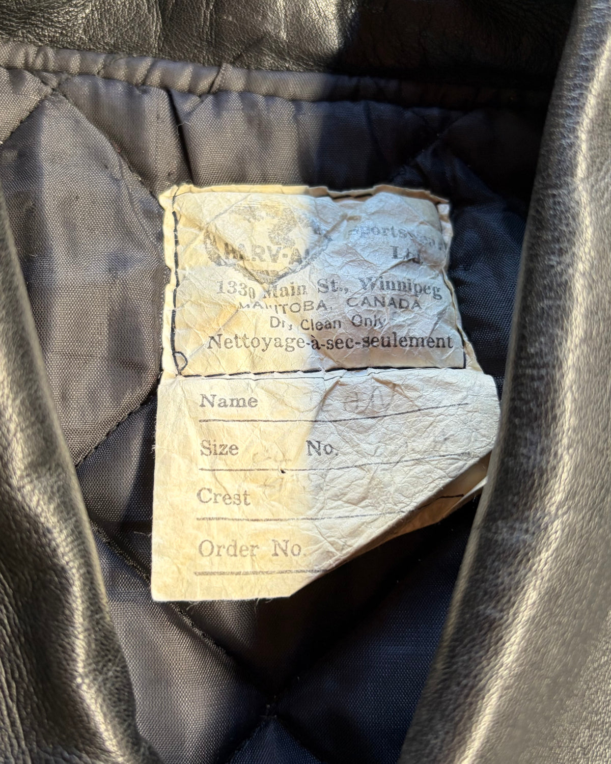 80-90’s patch design leather jacket