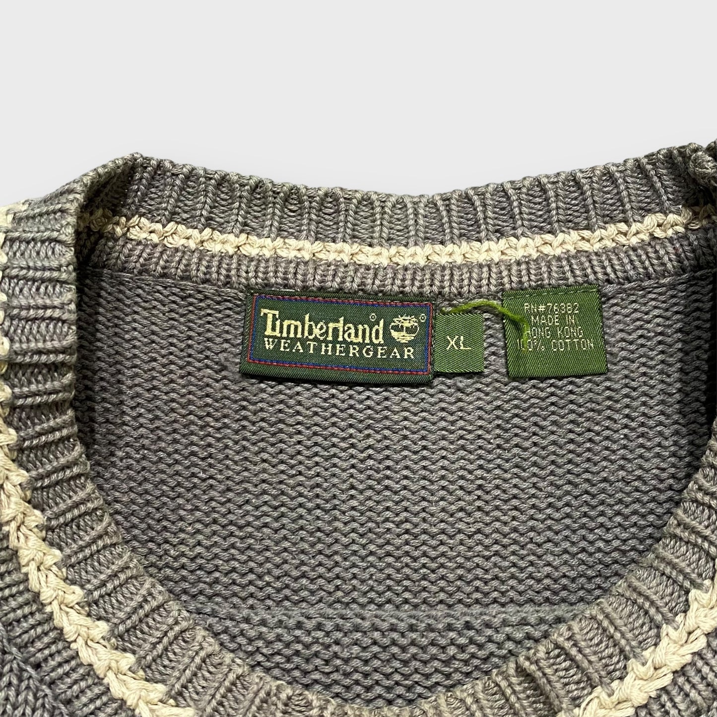 "Timberland" Logo design knit sweater