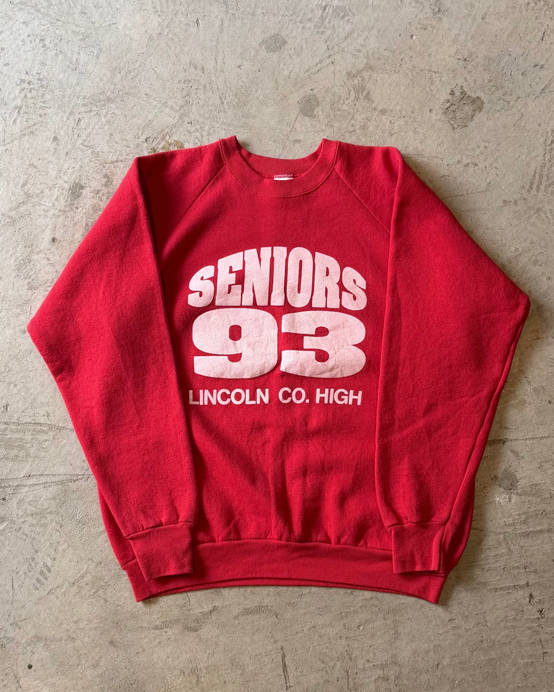 90’s crew neck sweat X-LARGE