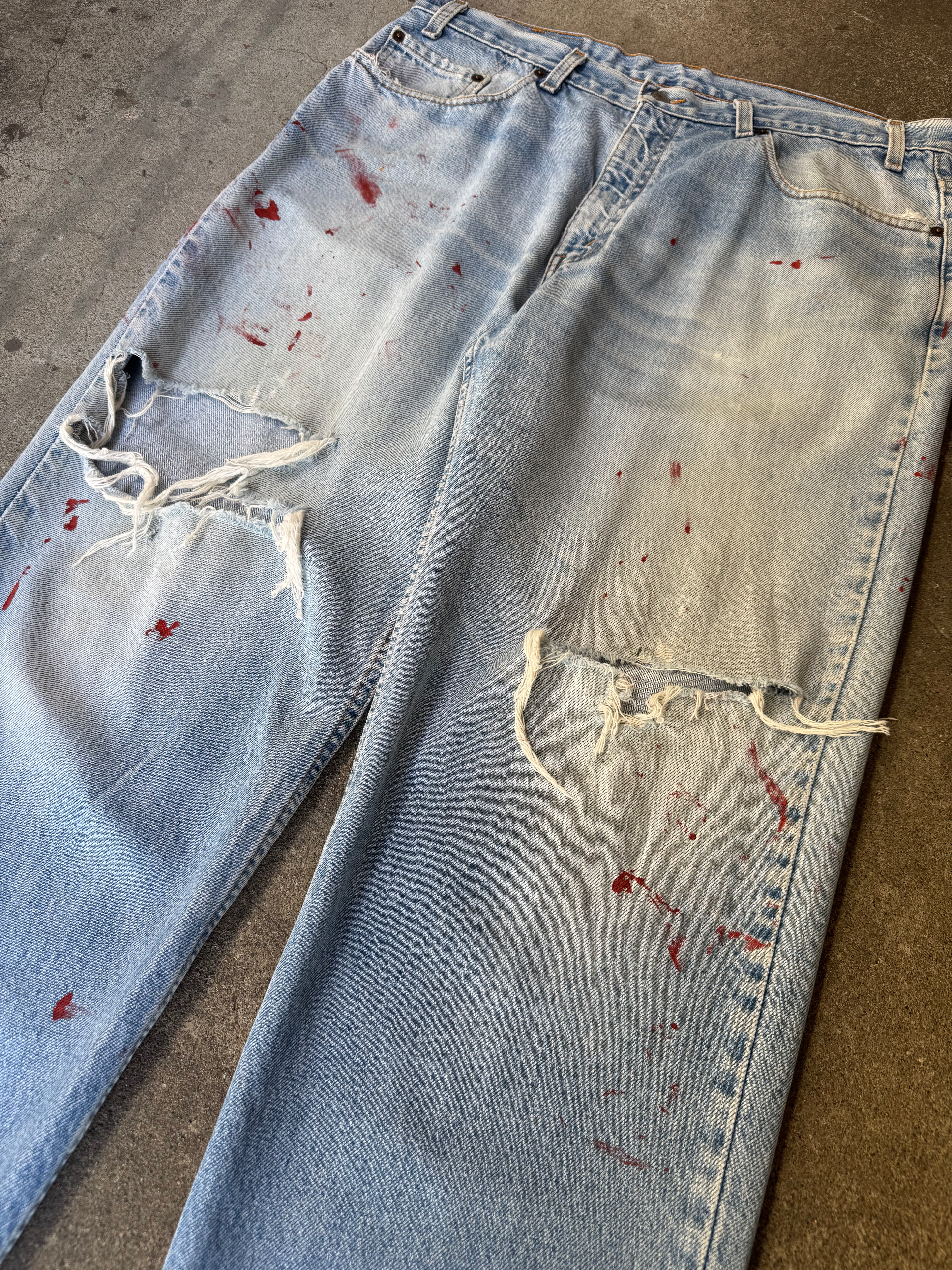 00’s “Levi's”
paint damage denim 38×30
