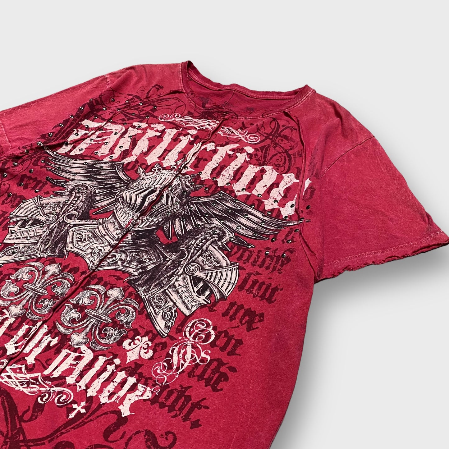 "AFFLICTION" Bijou design t-shirt