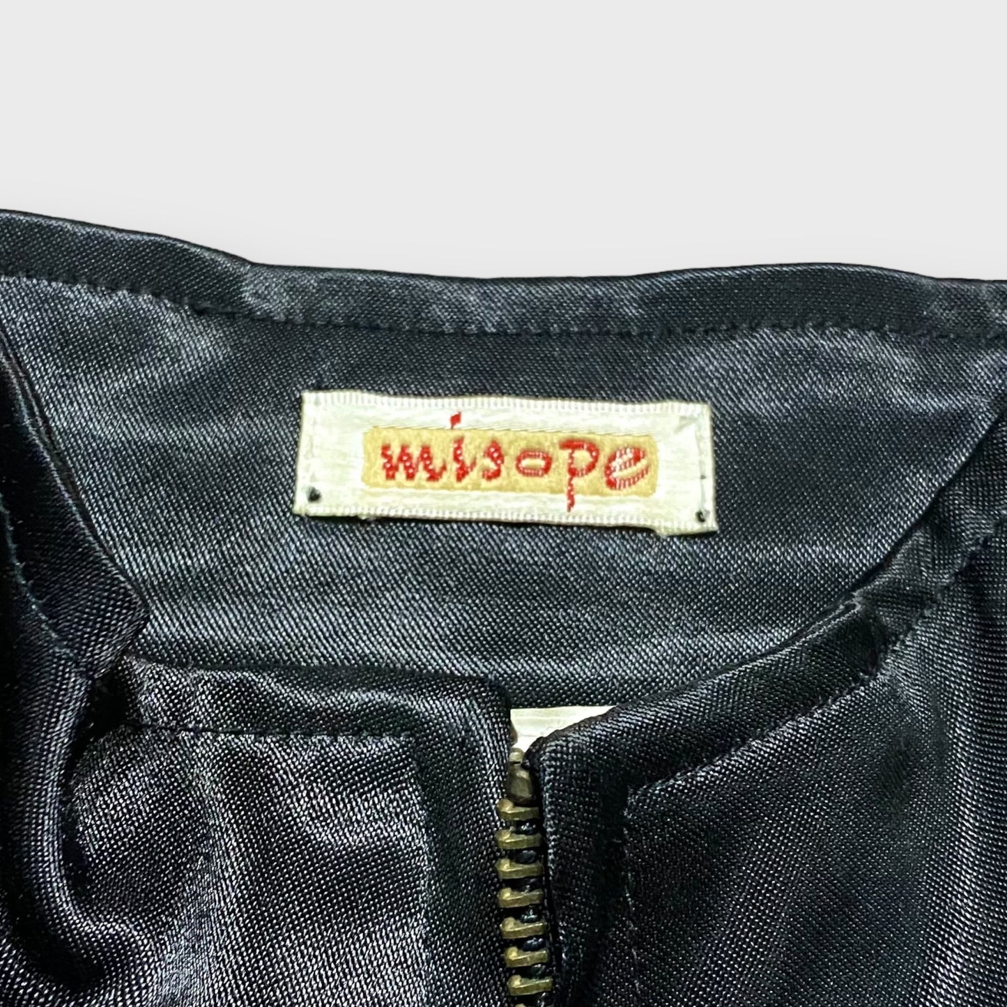 "misope" Multi pocket double zip jacket