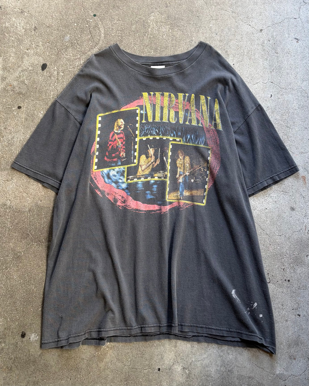 1997 NIRVANA  “MTV Unplugged” band t-shirt X-large