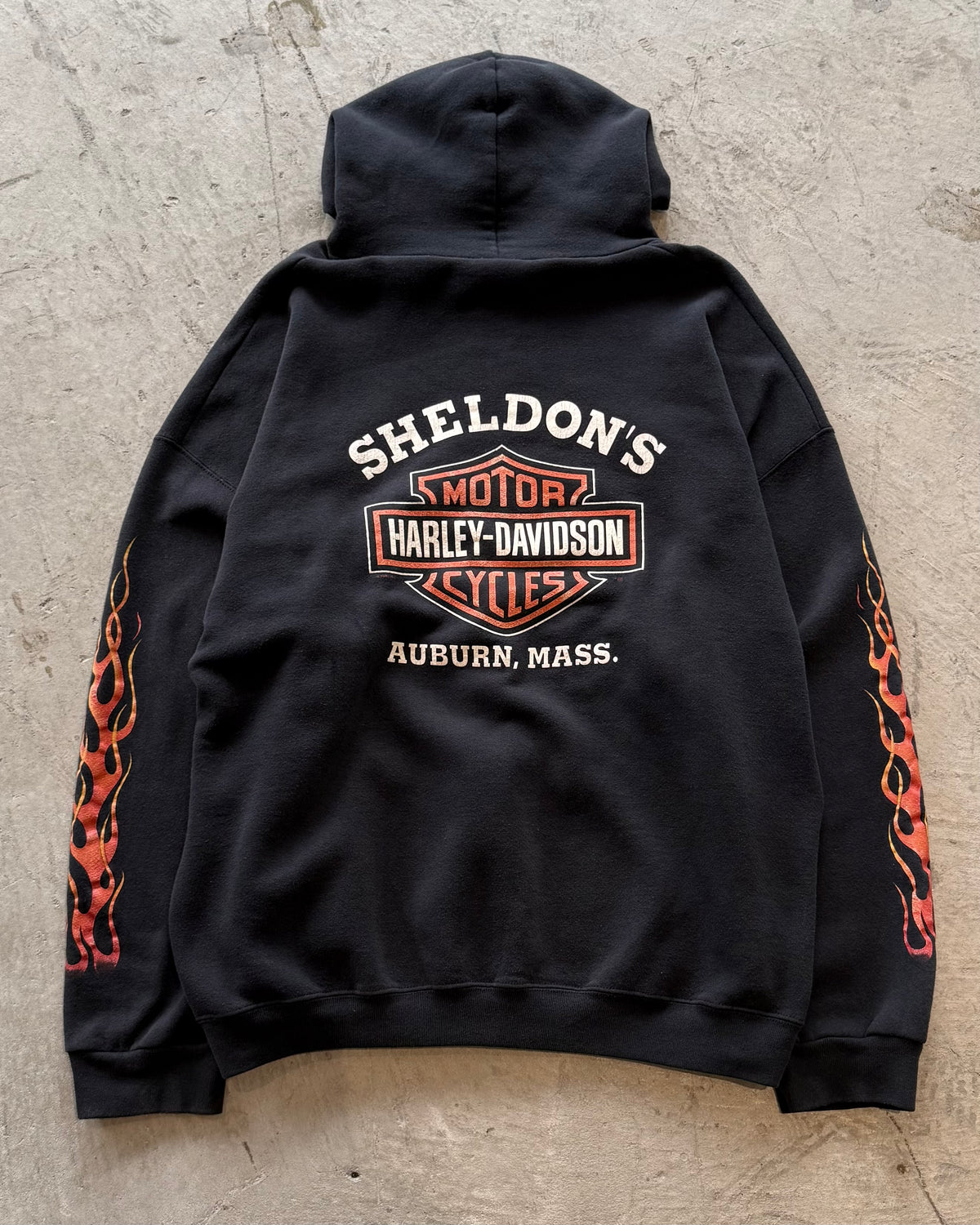 90’s “HARLEY DAVIDSON”
V-FLAME zip up hoodie 2X-LARGE