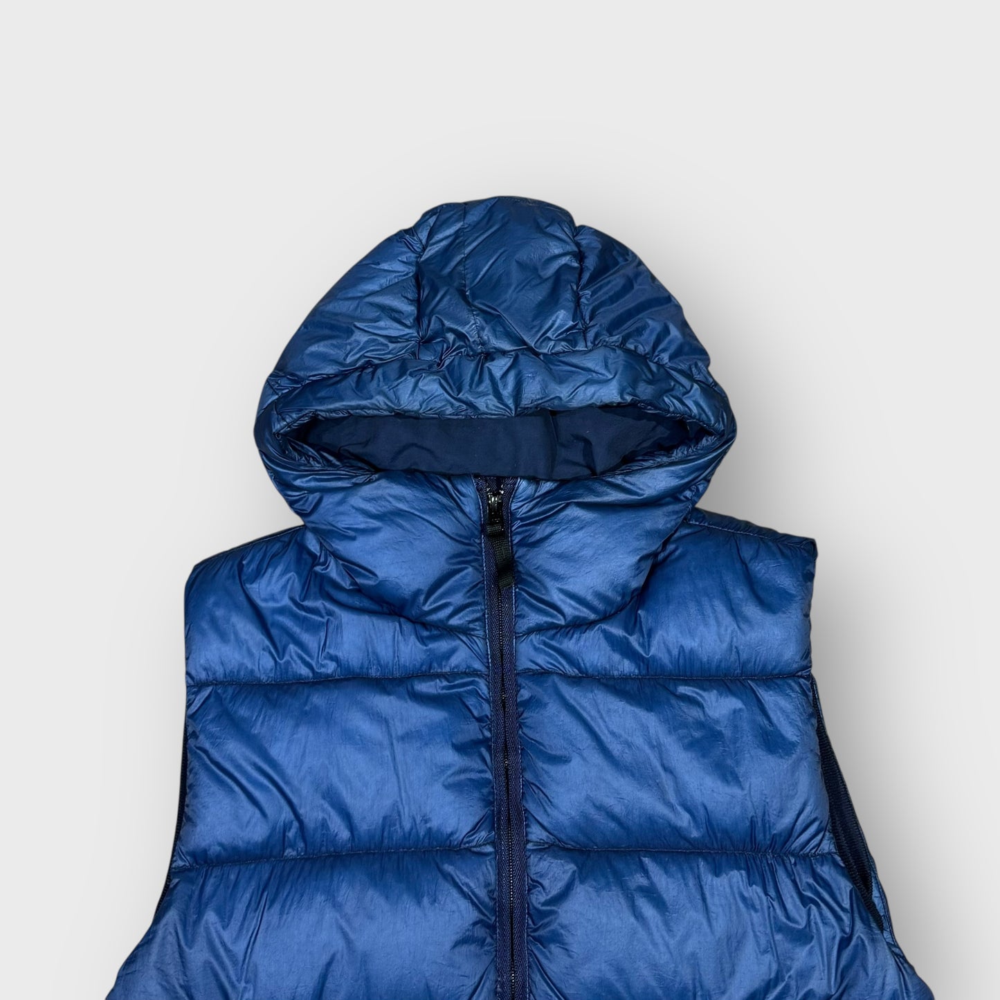 00’s “STONE ISLAND”
garment dyed down vest