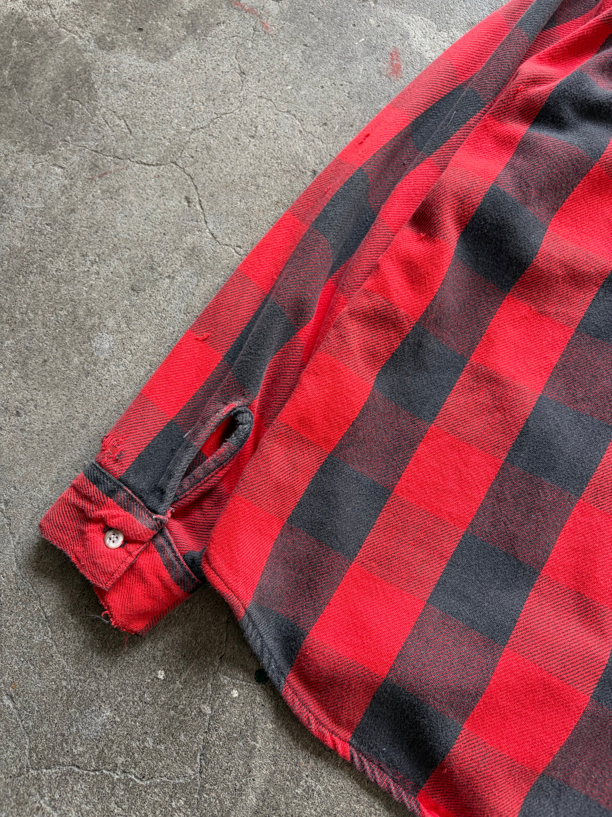 90-00’s “FIVE BROTHER”flannel shirt large