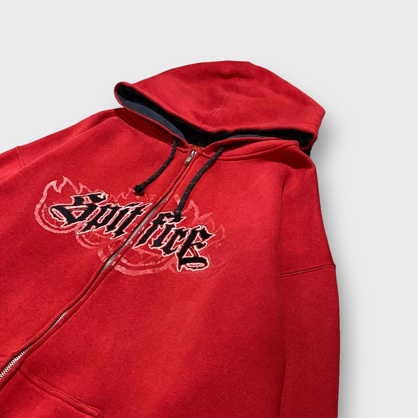"SPITFIRE" Logo design full zip hoodie