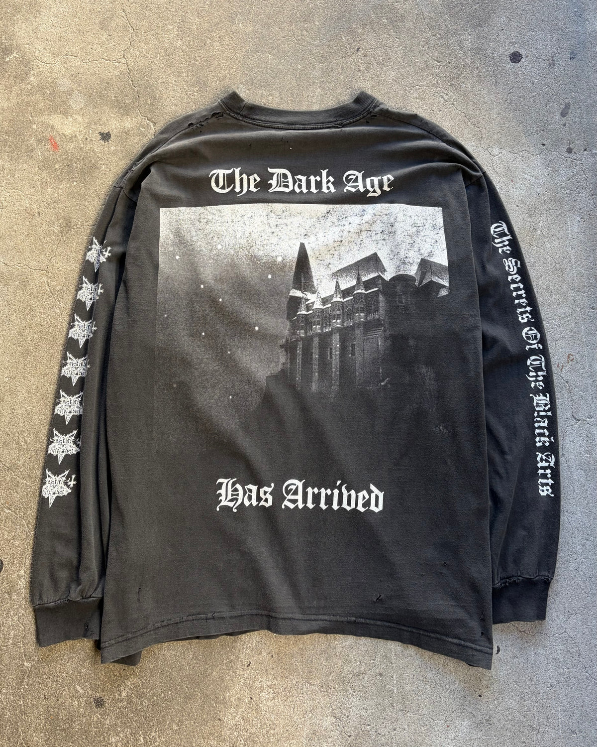 90’s Dark Funeral “The Secrets of the Black Arts” album l/s t-shirt x-large