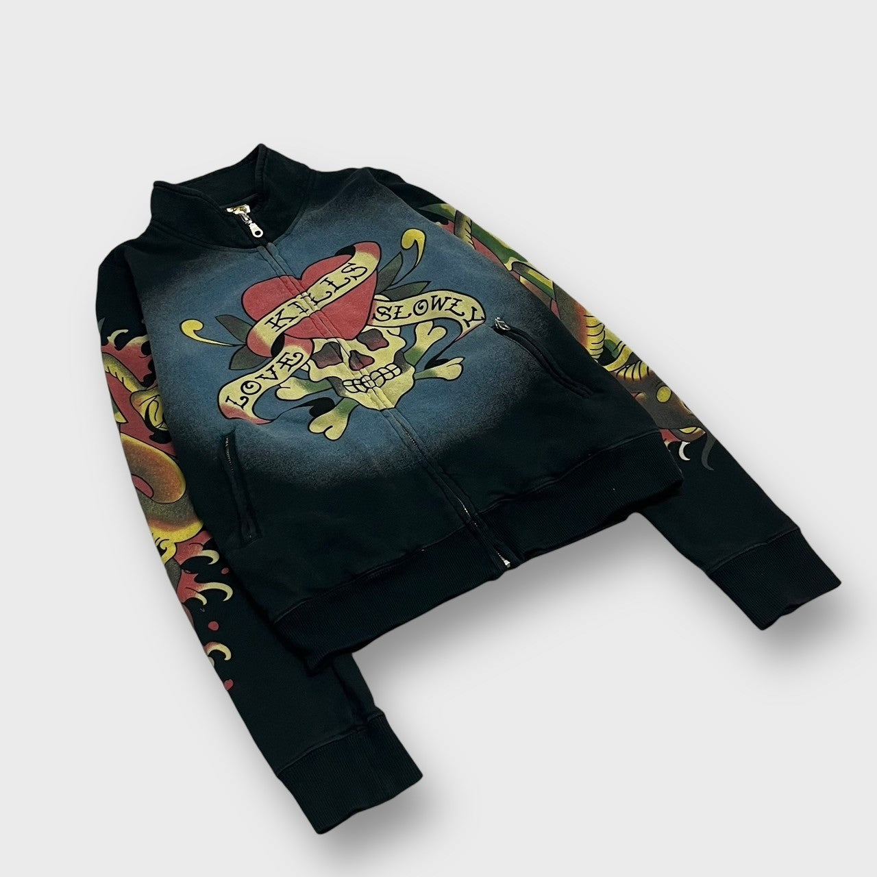 "Ed Hardy" zip up blouson