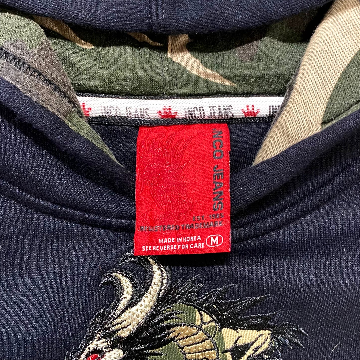 "JNCO" Dragon design hoodie