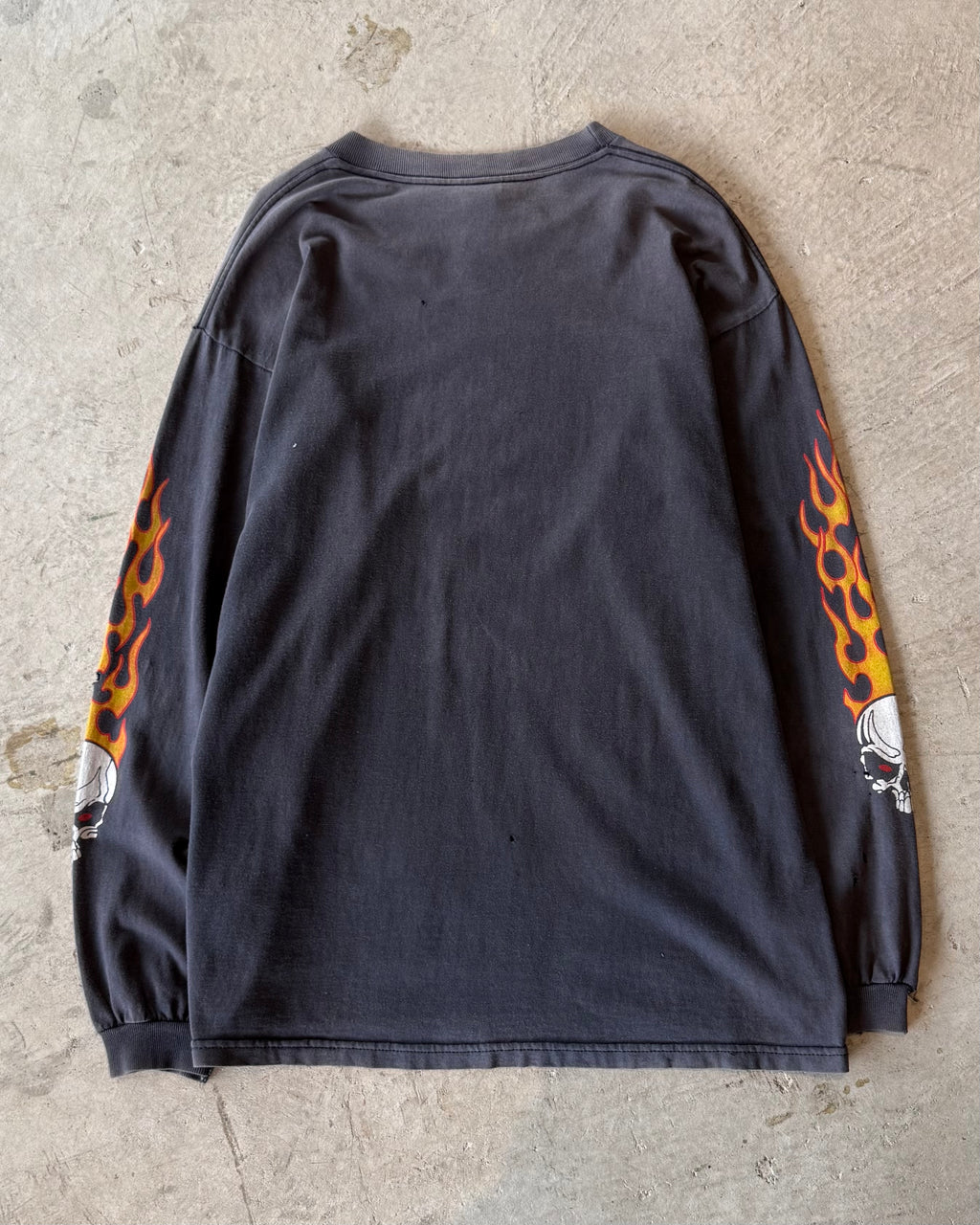90’s “flame pattern”l/s t-shirt