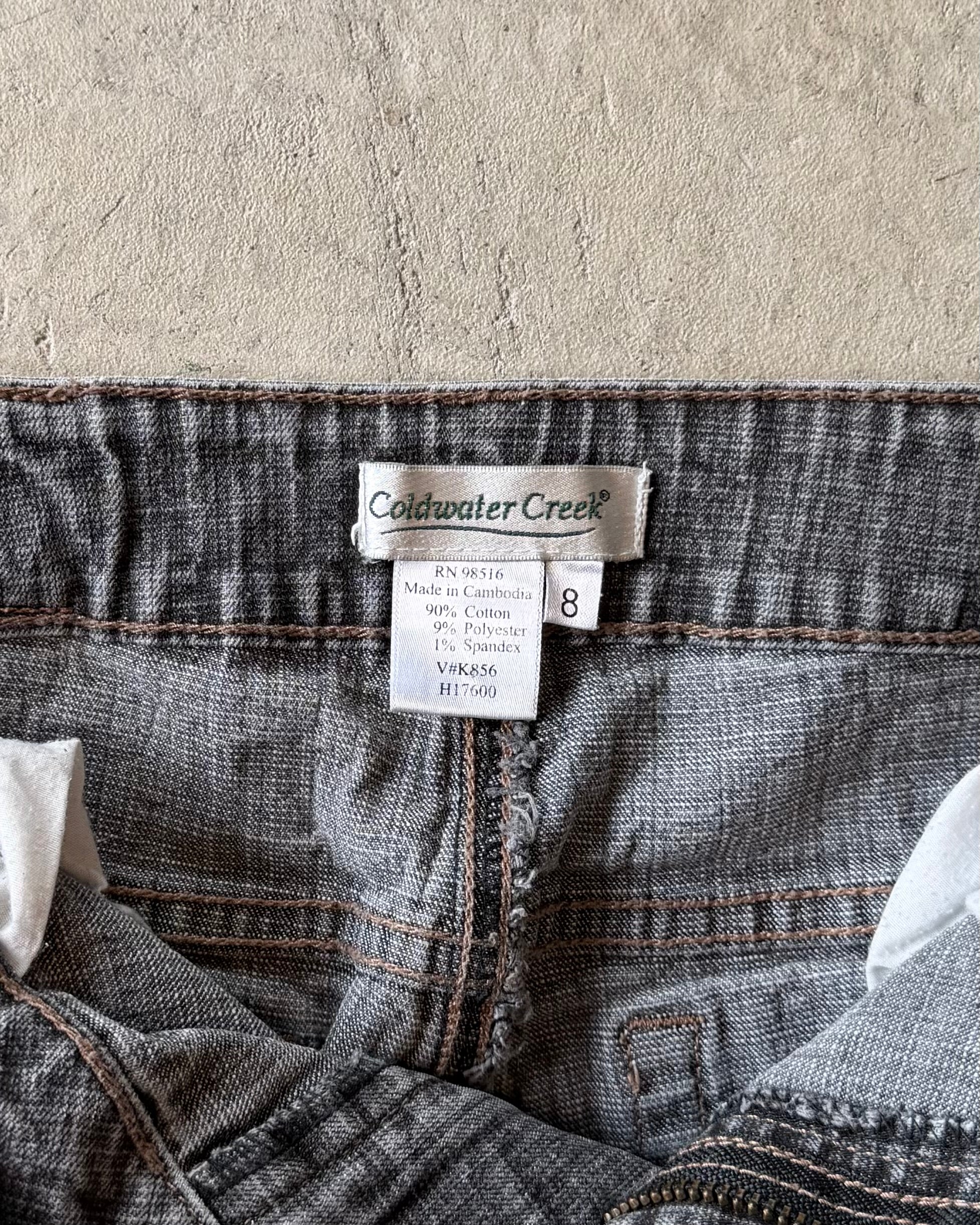 00’s “Coldwater Creek” flare denim pants