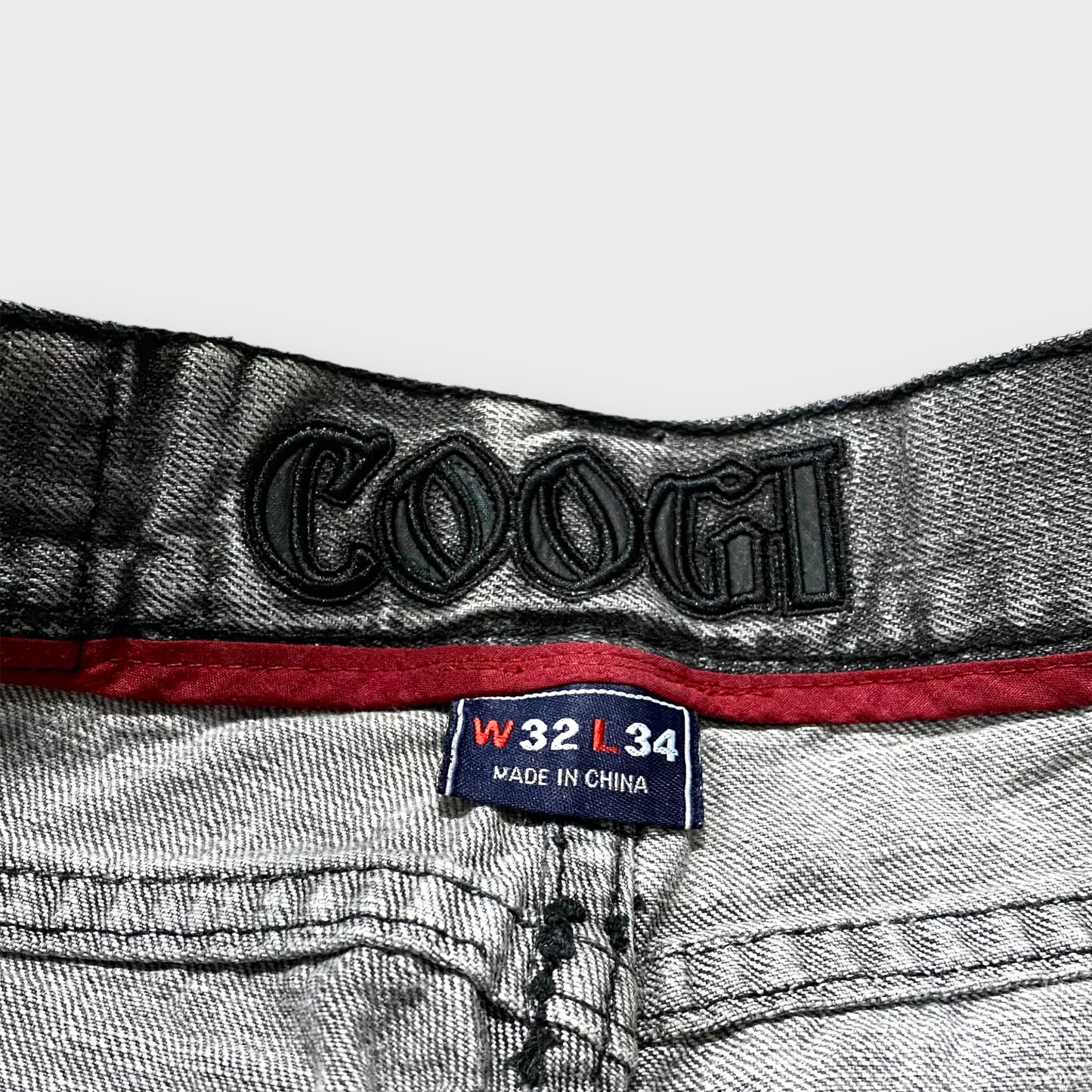 "COOGI" Embroidery design denim pants