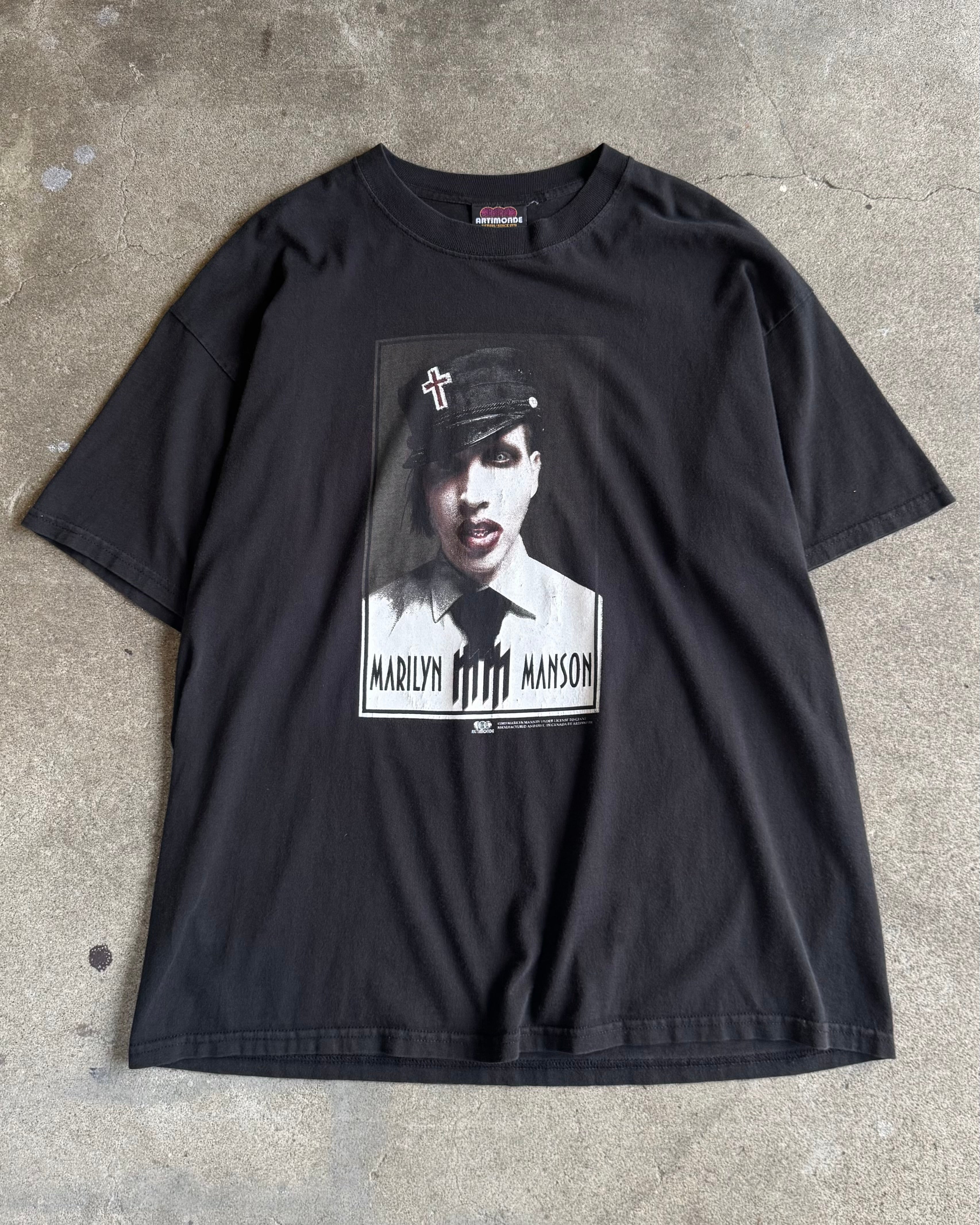 00’s “Marilyn Manson” band t-shirt X-LARGE