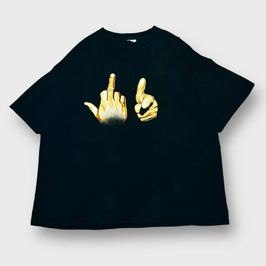 00’s Hand sign fuck you t-shirt