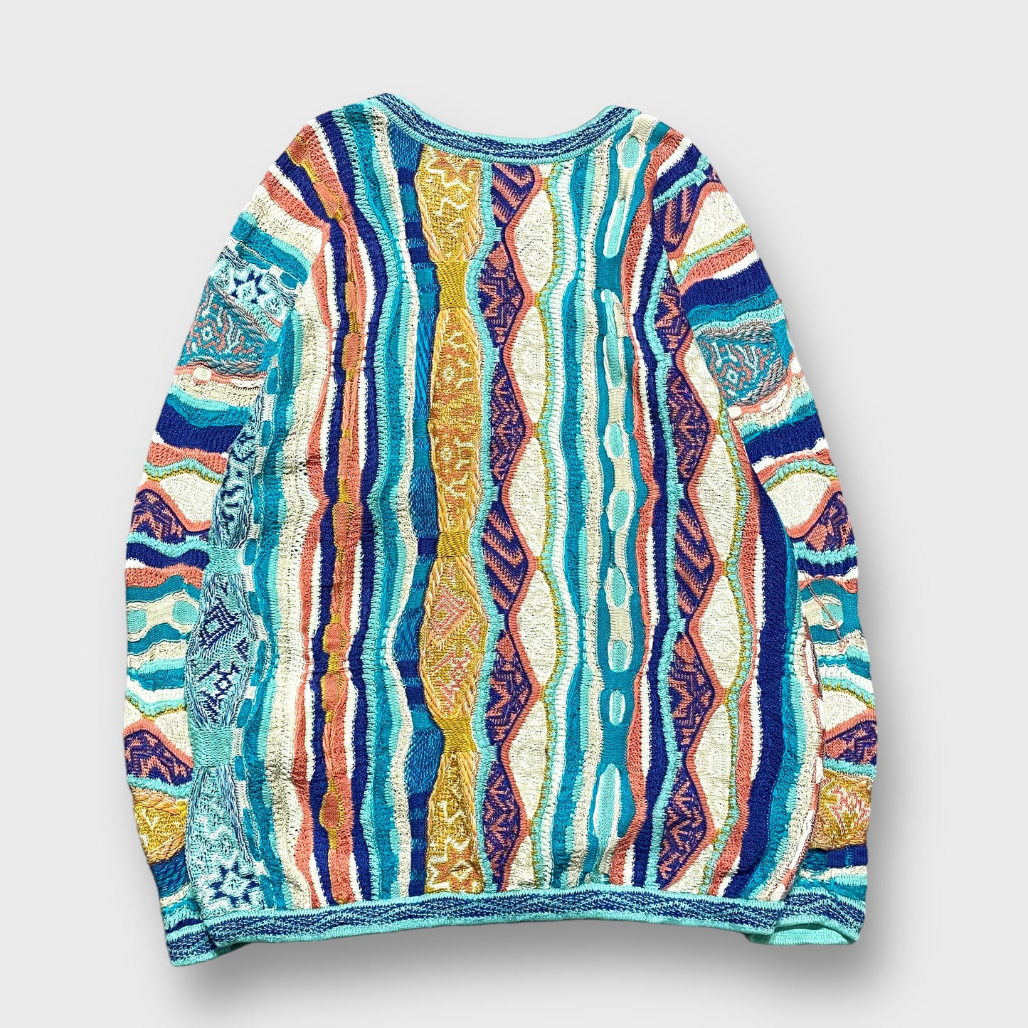 90's "COOGI" 3D knit sweater