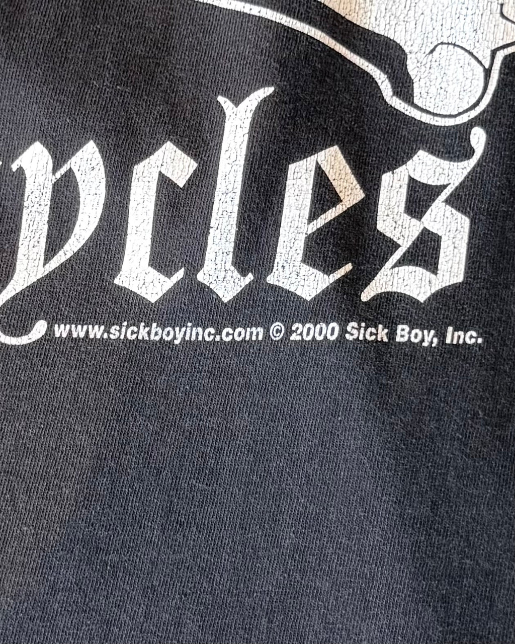 00's "SICK BOY" l/s t-shirt x-large