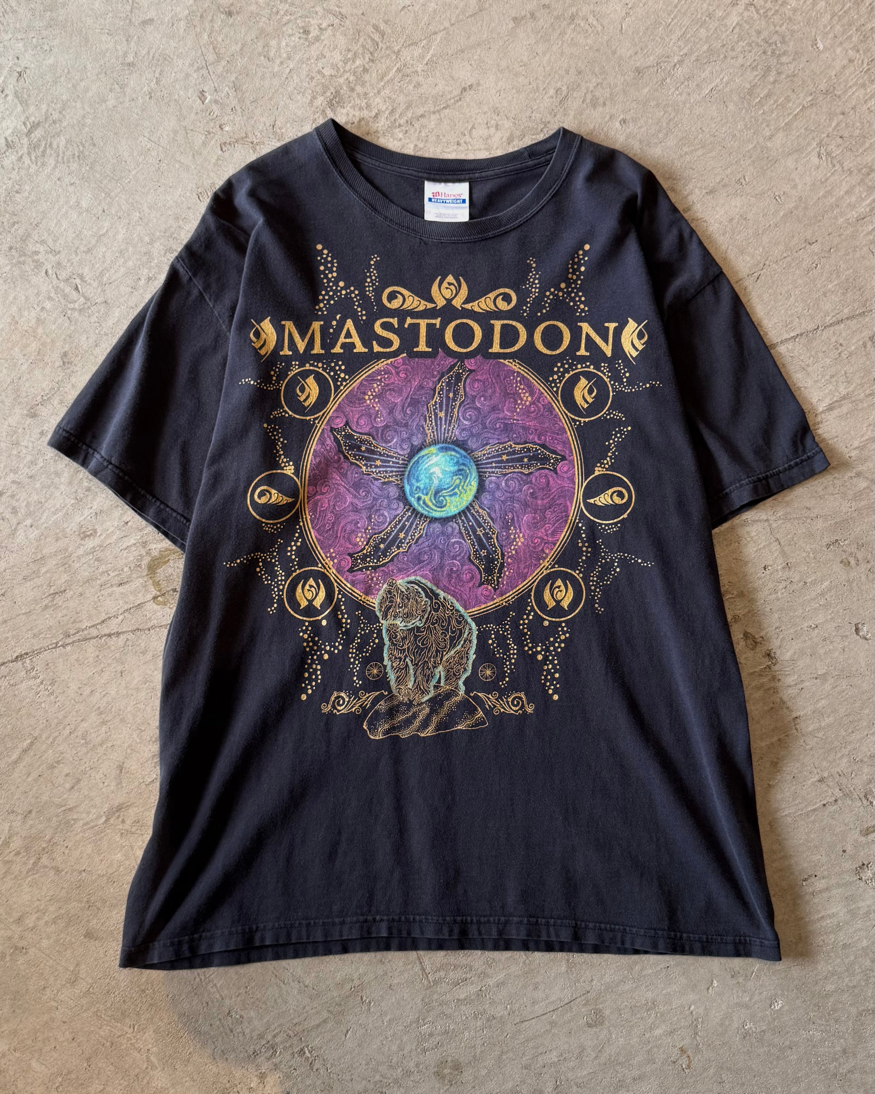 00's "MASTODON"band t-shirt LARGE