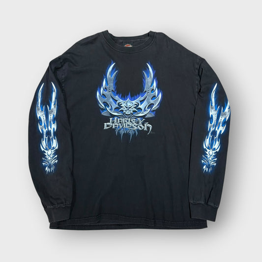 00’s “HARLEY DAVIDSON” l/s t-shirt