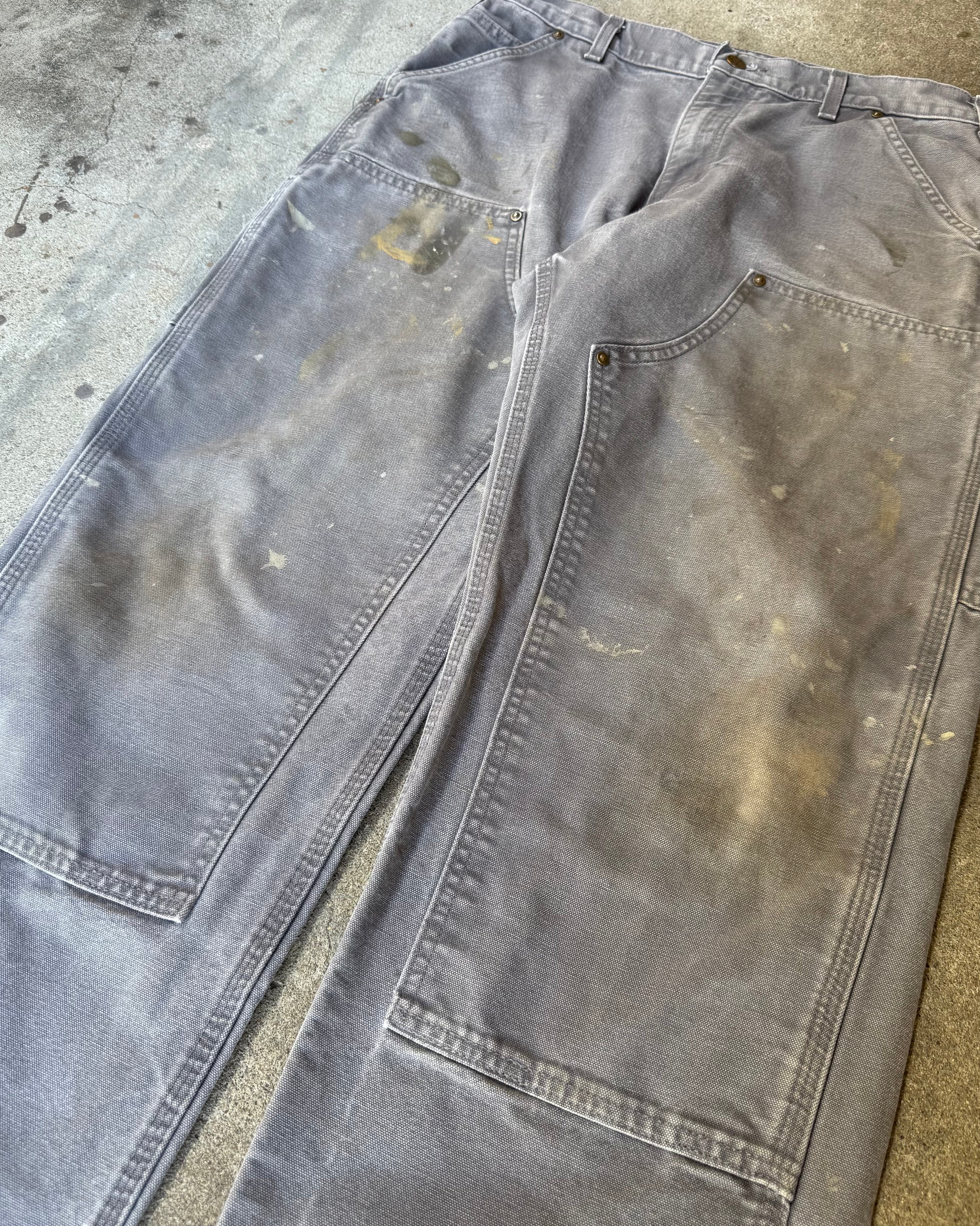 00’s “Carhartt”faded double knee work wear pants 33×32