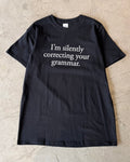 00's
"message" t-shirt midium