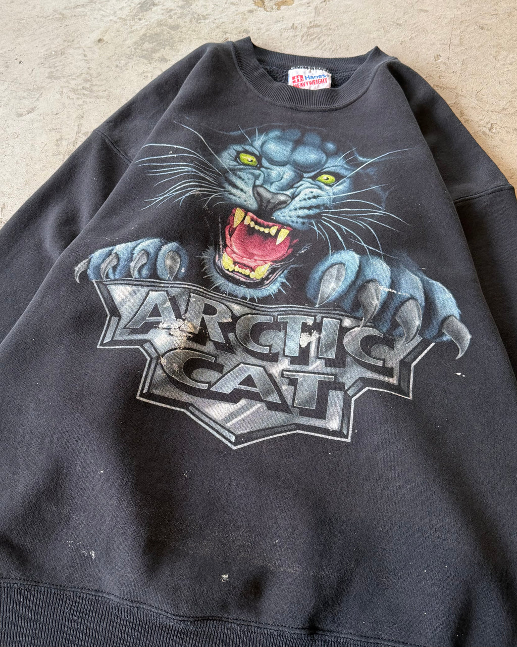 90’s “ARCTIC CAT” crew neck sweat LARGE