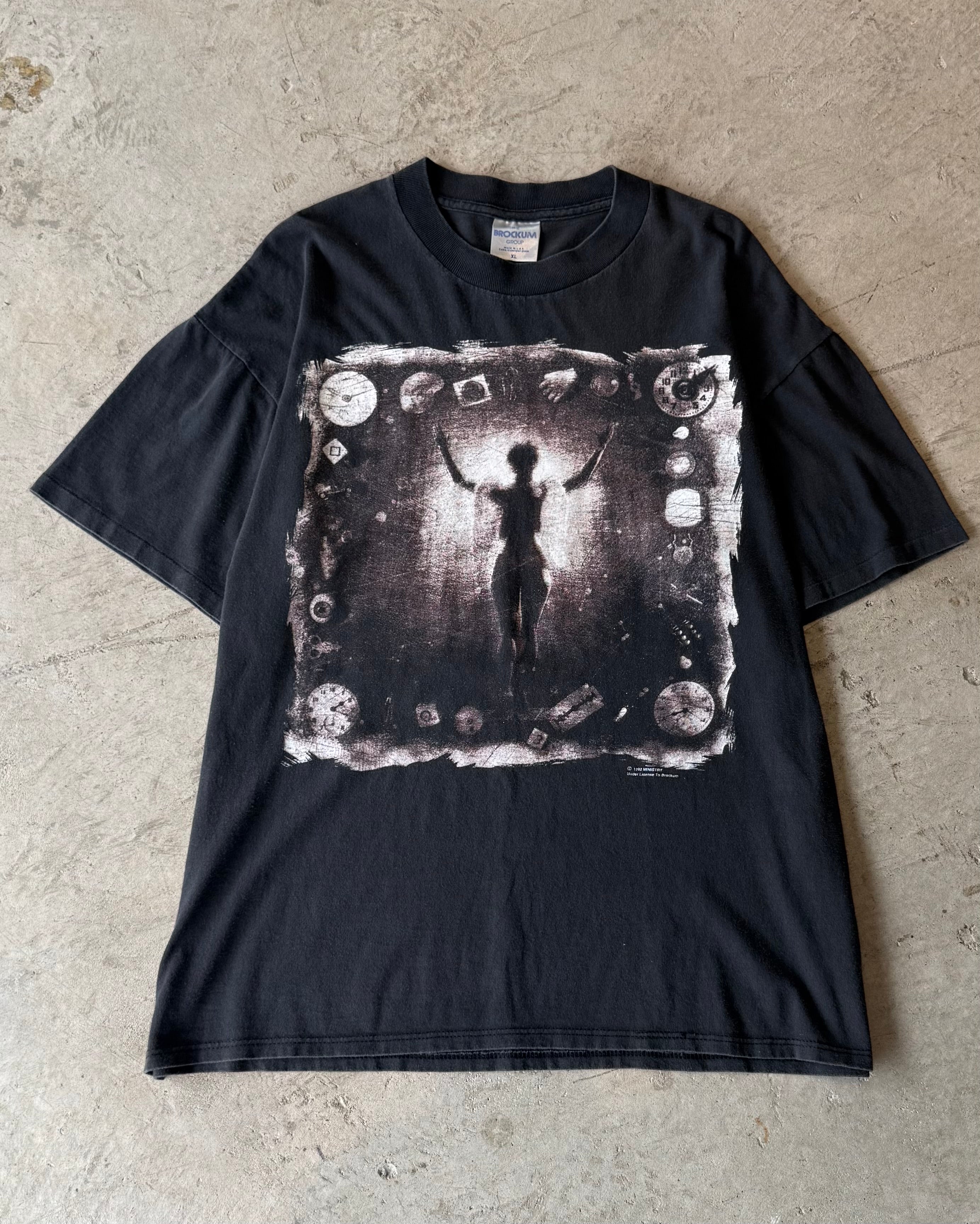 90's "MINISTRY"
band t-shirt x-large
