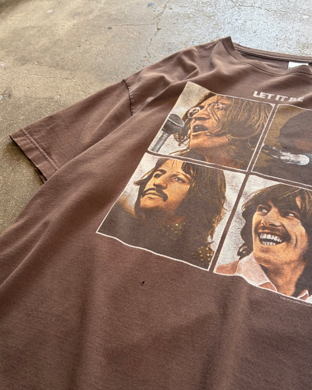00’s THE BEATLES “LET IT BE” t-shirt XX-large