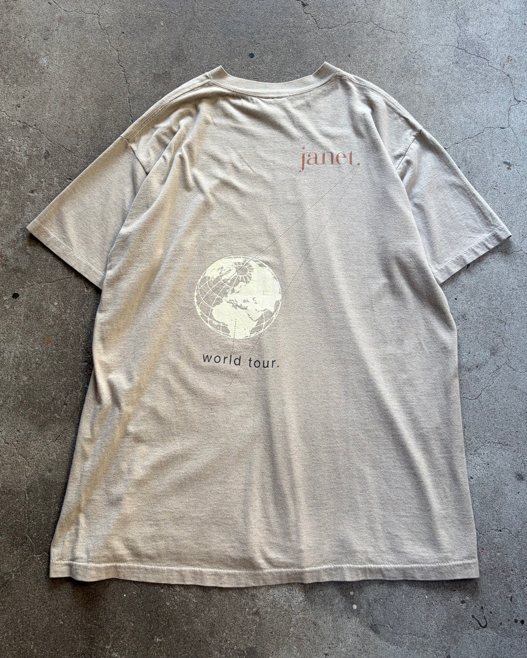 90’s Janet Jackson
“janet. World Tour” t-shirt