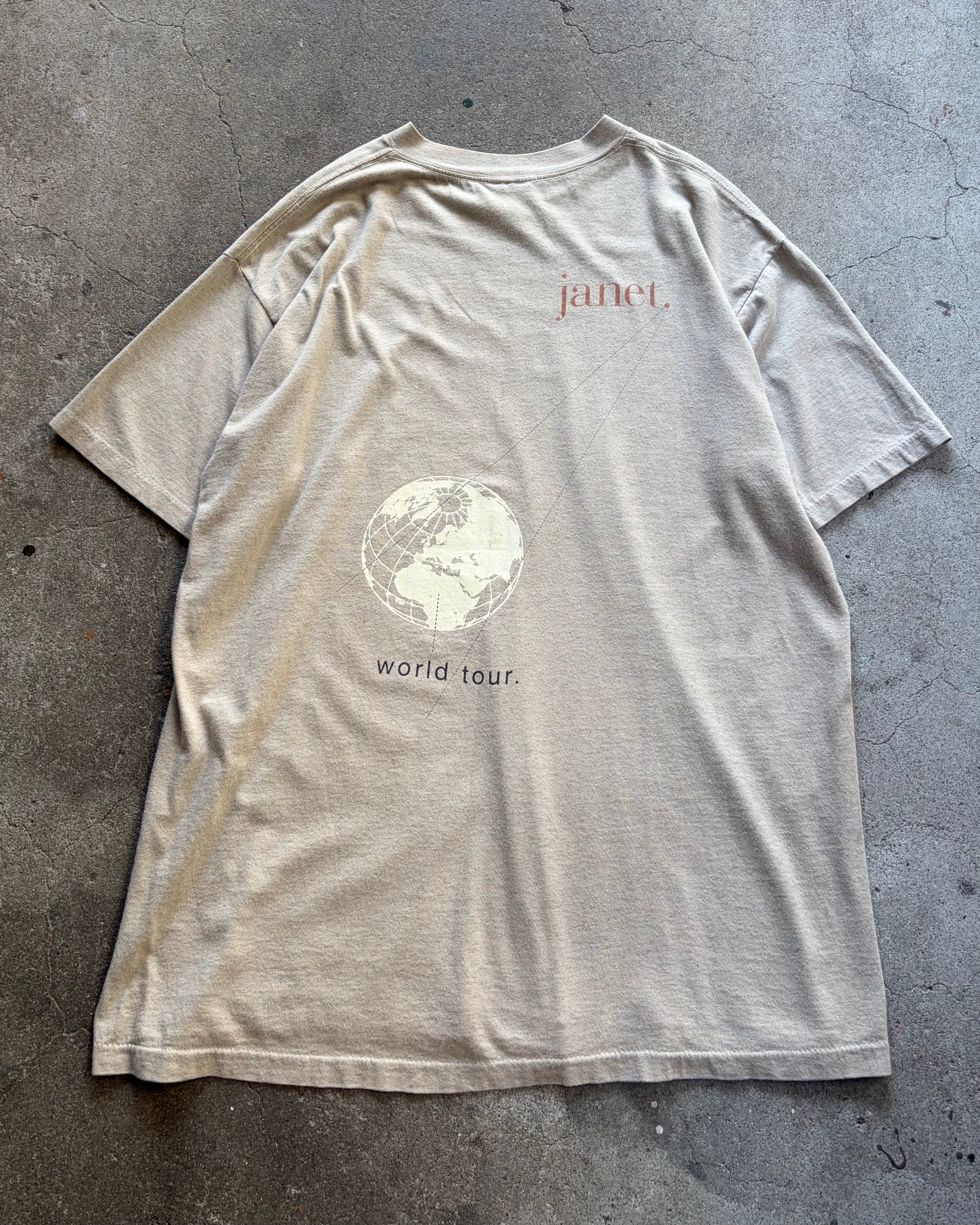90’s Janet Jackson
“janet. World Tour” t-shirt