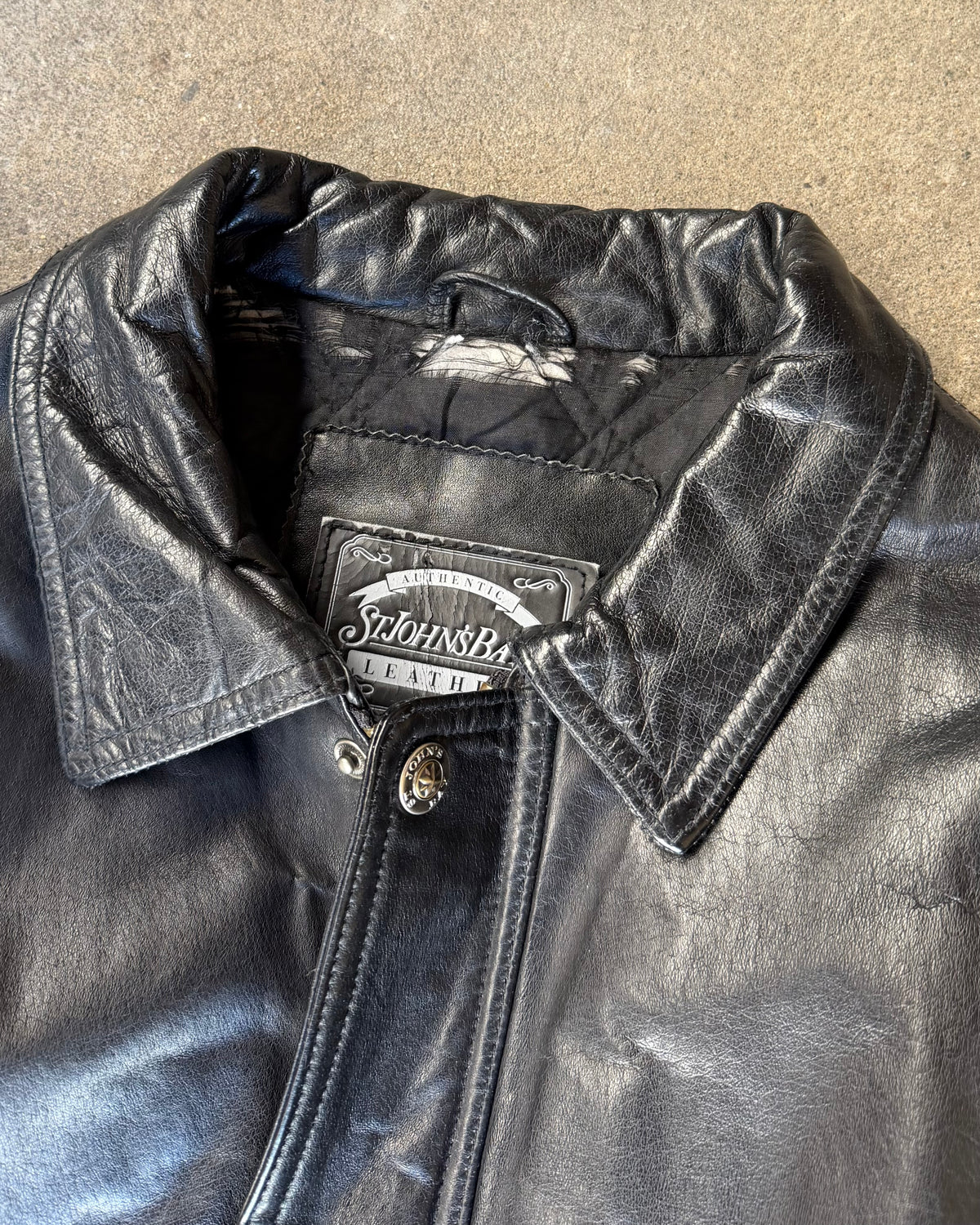 90-00’s “STJOHN'S BAY”
leather jacket medium