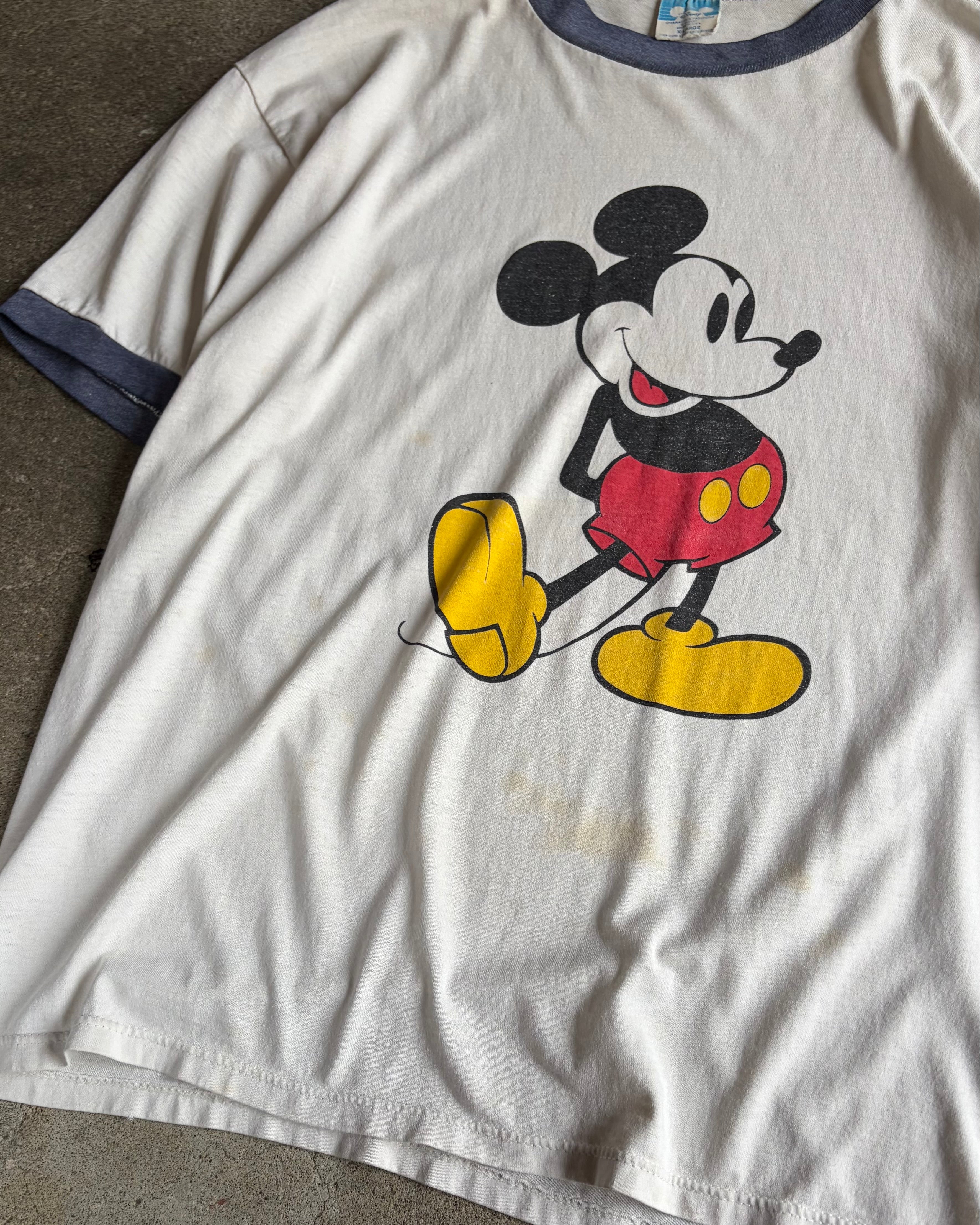 80-90’s Disney
“Mickey”character linger t-shirt X-LARGE