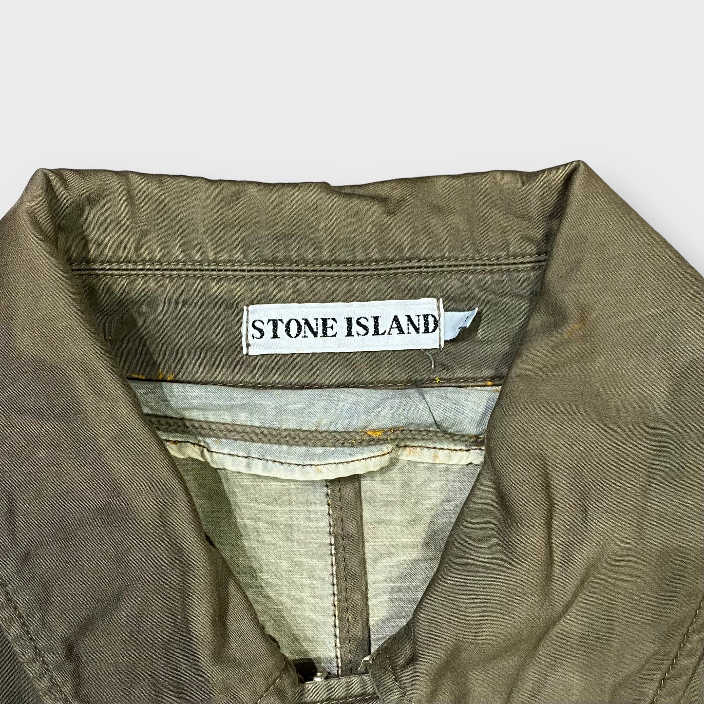 early 90's "STONE ISLAND" RASO GOMMATO jacket designed by Massimo Osti